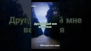 Друг, обещай мне вернуться