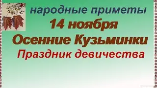 14 ноября- КУЗЬМИНКИ ОСЕННИЕ/Чтобы не БОЛЕТЬ и не БЕДНЕТЬ/ПРИМЕТЫ подскажут