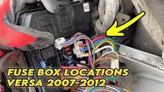 Nissan Versa & Tiida Fuse Box Locations on 2007-2011