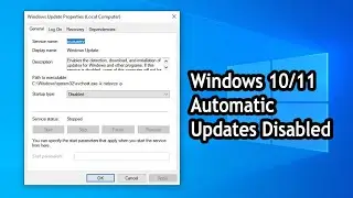 How to Disable Windows 10 Automatic Updates/ Disable Windows 10/11 Automatic Updates permanently