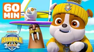 PAW Patrol Rubble Is On a Roll For WILD Animal Rescues! w/ Chase | Compilation | Rubble & Crew