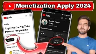 Youtube channel monetization kaise kare 2024 | how to apply for youtube monetization