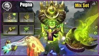 DOTA 2 Pugna Expensive Mix Set Golden Eye of Ix'yxa + Golden Nether Lord's Regalia Set + Chalice