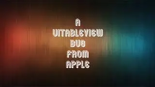 iOS Swift4 - I found another UITableView Bug by Apple 