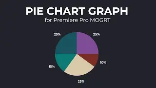 Pie Chart - Free Circle Graph Premiere Pro MOGRT Project