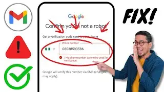 Fix This Phone Number Cannot be Used for Verification (2024) | Gmail Number Verification Problem