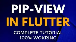 pipview in flutter || picture in picture in Flutter