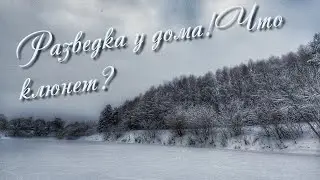 Рыбалка-разведка у дома перед Новым Годом!