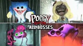 Poppy Playtime 1 2 3 All Bosses Deaths