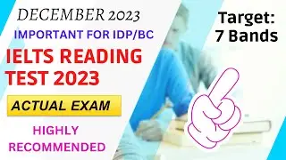 ielts reading practice test 2023 with answers | ielts december prediction