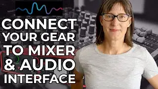 Connect Media Player or Phone and Mic to a Mixer and Audio Interface