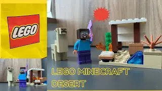 Lego Build Minecraft desert unboxing and building Lego blocks