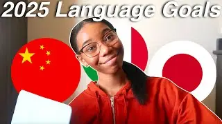 How I plan to learn 3 languages in 2025 | ⭐️ My 2025 language goals