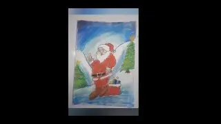 Merry Christmas | Christmas Scene | Soft Pastels | Tutorial | Kids | Drawing | ANG Art And Craft