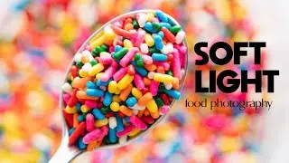 How to create soft light for food photography using a flash 