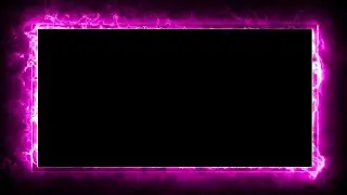 Glowing frame black screen | Frame template black screen | Border effect black screen