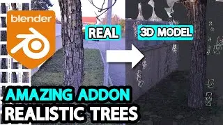 A Fantastic Blender Addon for Trees l Forestation