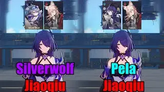 How Much Does Jiaoqiu & Silverwolf Vs Jiaoqiu & Pela Buff Acheron? || Honkai Star Rail