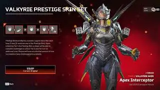 NEW VALK PRESTIGE SKIN - Dressed to Kill Collection Event - Season 17 Collection Events