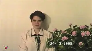 1995 Крым, Джанкой, 90х - Елена Пальчикова, диктор 