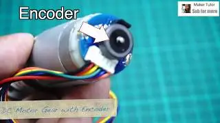 How to Measuring DC Motor RPM Throught Built in Encoder with Arduino