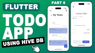 Flutter Tutorial | Flutter TODO App with Hive DataBase, Hive Local Storage Tutorial [CRUD] - Part 6