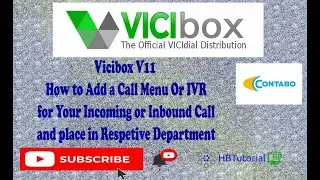 Vicidial Add a Call Menu Or IVR |#contabo #vicibox #vicidial #dialer