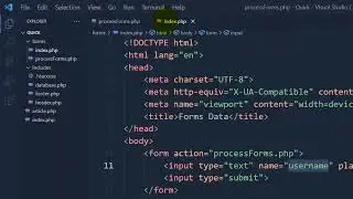 Forms get vs post and sending data of forms to different pages | Web Development | The Quick Code