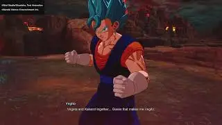 SSB Vegito vs Nappa Unique Interaction?