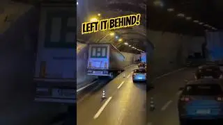 He Lost the Trailer… IN A TUNNEL! 😱🚛🕳️ 