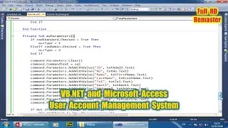 VB.NET MS Access (UAM) 6. How to Insert data with images into the database (2/4)