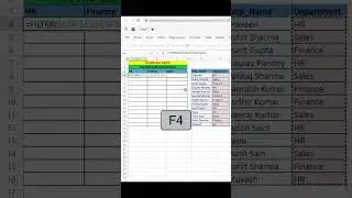 Excel Trick :FILTER() Employees FAST!! 