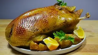 Сочная УТКА Запечённая в Духовке ❆Секреты Мягкой и Сочной Утки Duck in the oven with apples