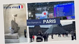 🌍✨【4K】【パリオリンピックへGO！】4日目パリオリンピックとフランスの旅　✨ルーブル美術館と感動の金メダル！🌍