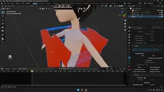 Build T-Shirt Simulation for Character in blender - Part 2