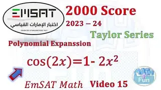 Taylor Series: Polynomial approximation of cos(2x) Near 0| 