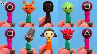 SPRUNKI SQUID GAME Sculpting with Clay | Roman Clay