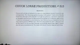 Chuck Lorre Productions, #313/Warner Bros. Television (2010)