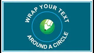 Wrap text Around a Circle with Coreldraw X6,  How to wrap text in Coreldraw for beginners & experts.