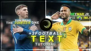+3 Text tutorial for football edits on alight motion (+Preset)