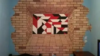 3d brick painting | THE CANAL DONOR