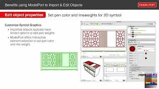 Import & Edit Objects with ModelPort for Archicad