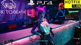 CYBERPUNK 2077 PATCH 1.06 PS4 Slim Gameplay & Graphics #2 (1080p 60FPS) | CYBERPUNK 2077 PS4 1.06