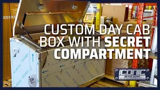 Custom Box For Day Cab Semi Trucks - With SECRET COMPARTMENT!