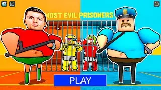 Ronaldo vs Barrys Prison Run New Obby! Full Game Walkthrough #roblox