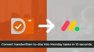 TaskCam to Monday Integration - To-dos