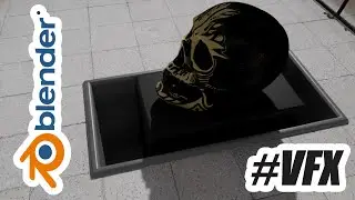 Blender VFX Effect | Skull Comes Out of The Ground