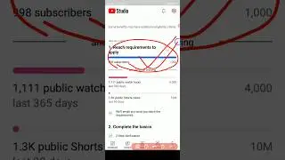 Monetization tab is now available on YouTube studio in mobiles 