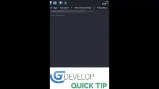 GDevelop Tip: Mini Instructor Pop up 
