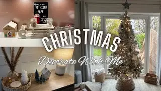 CHRISTMAS DECORATE WITH ME 2024 - Affordable, Neutral, Rustic Decor Ideas | Emma Louise